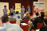 imaxe da presentación da película Vilamro ante os alumnos da EIS de Lugo